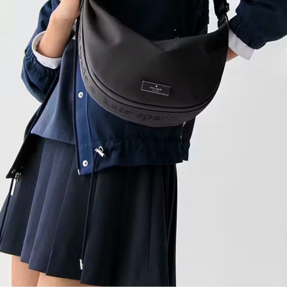 Kate Spade Carter Nylon Sling - Black NWT - Picture 2 of 16